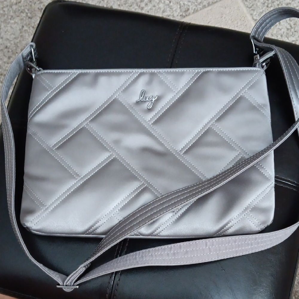 Lug Waltz Silver Crossbody Bag